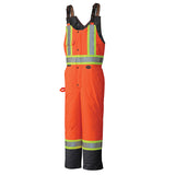 Pioneer 5040BB Hi-Viz Orange Safety Insulated Bib Pants