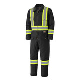 Pioneer 5539BKA Safety Coverall - Quilted Cotton Duck - Black