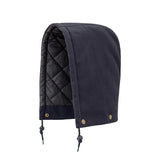 Pioneer 538 Hood for Safety Parka, Bomber or Coverall - Quilted Cotton Duck - Navy