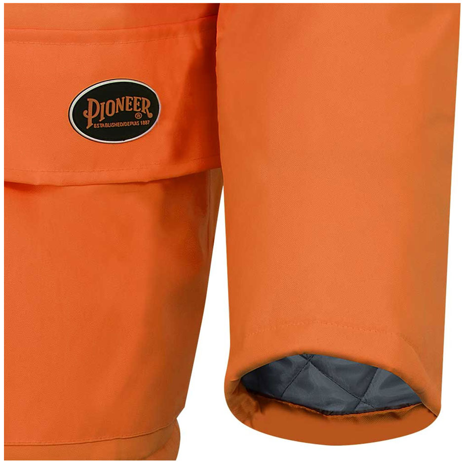 Pioneer 5030 Hi-Viz Orange Winter Quilted Safety Parka