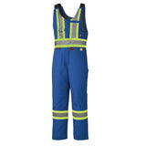 Pioneer 5524A FR/Arc Rated Quilted Safety Overall - 100% Cotton - Modacrylic Insulation - Royal