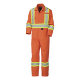 Pioneer 5555T FR/Arc Rated Safety Coverall - 100% Cotton - Tall - Orange