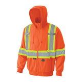 Pioneer 6940 Hi-Viz Orange Safety Hoodie