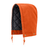 Pioneer 539 Hood for Safety Parka, Bomber or Coverall - Quilted Cotton Duck - Orange