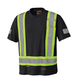 Pioneer 6976 Safety T-Shirt - 100% Cotton - Black