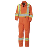 Pioneer 5555 FR/Arc Rated Safety Coverall - 100% Cotton - Orange
