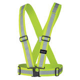Hi-Viz 2" Adjustable Safety Sash - 4 Point Tear-Away - Hangable Bag - Hi-Viz Yellow/Green