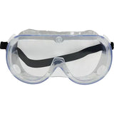 Safety Goggles, Clear, Anti-Fog, Elastic Band
