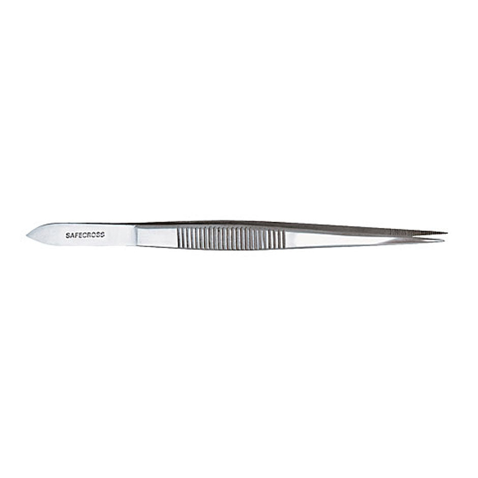 Splinter Forceps, Fine Point, Stainless Steel, Sharp - 8.9 cm (3-1/2"), EA