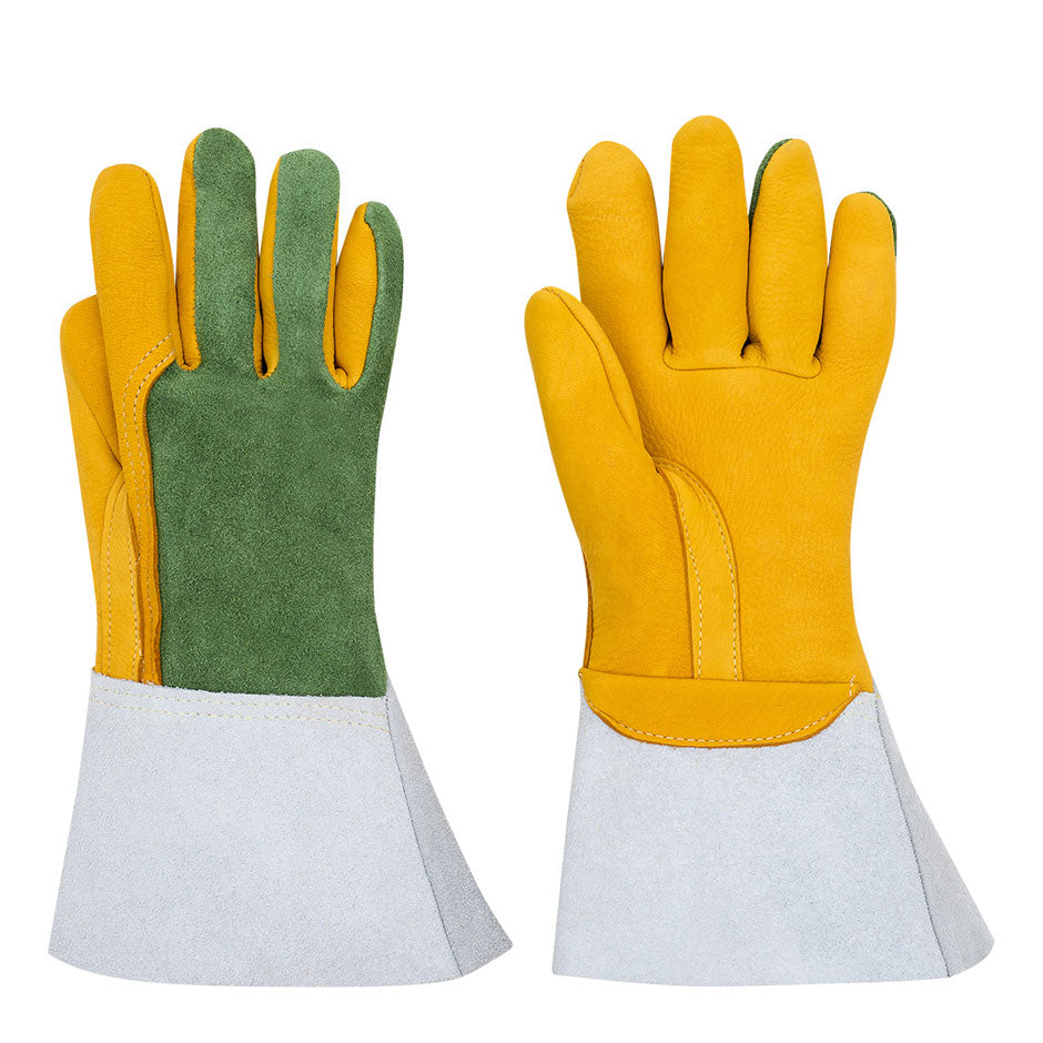 FR Super Tiggers TIG Gloves - Yellow & Green - Dz