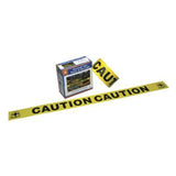 Barricade Tape, CAUTION, Yellow, EA