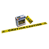 Barricade Tape, ATTENTION, Yellow, EA