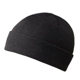 Lined Toque - 100% Acrylic Knit - Black