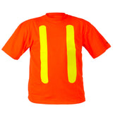 Viking 6001O Orange Safety Cotton T-Shirt with 50+ UPF Sun Protection, EA