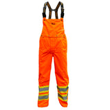 Viking 6400PO Journeyman Hi-Viz Orange Insulated Bib Pants, EA