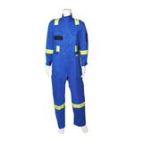 Viking Firewall 40577, 7oz. FR Striped 1200 Royal Blue Coverall