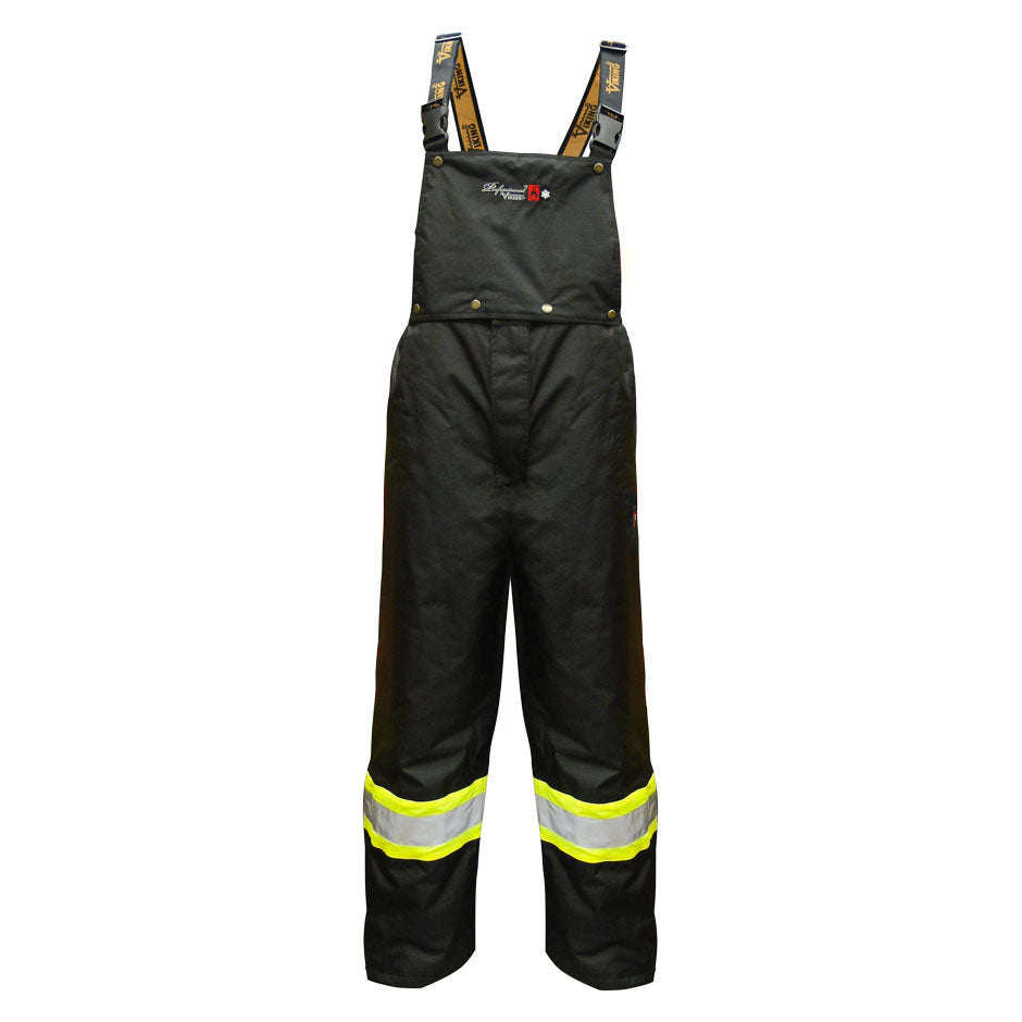 Viking 3907FRWP Professional Journeyman Flame Retardant Insulated Bib Pants, Black