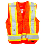 Viking 6195O Surveyors Safety Vest, Hi-Viz Orange
