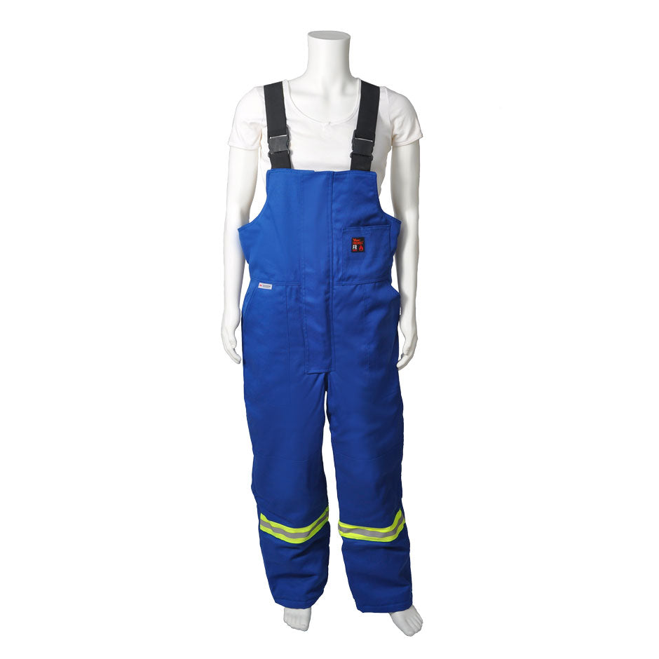 Viking Firewall 51579 9oz. FR Striped Insulated Bib Overall