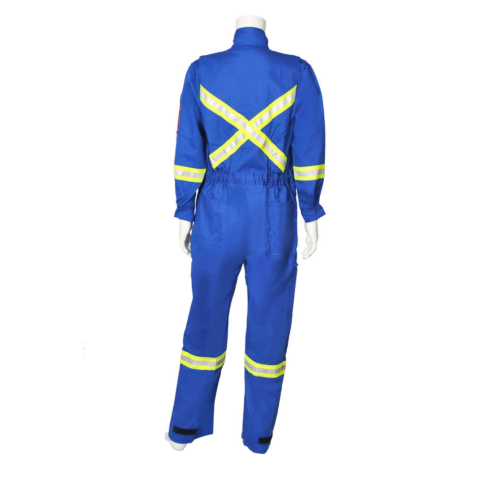 Viking Firewall 40577, 7oz. FR Striped 1200 Royal Blue Coverall