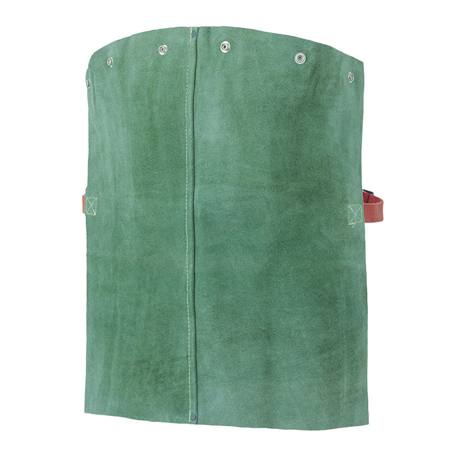 FR Welding Bib - Premium Kevlar®-Stitched Leather - Green